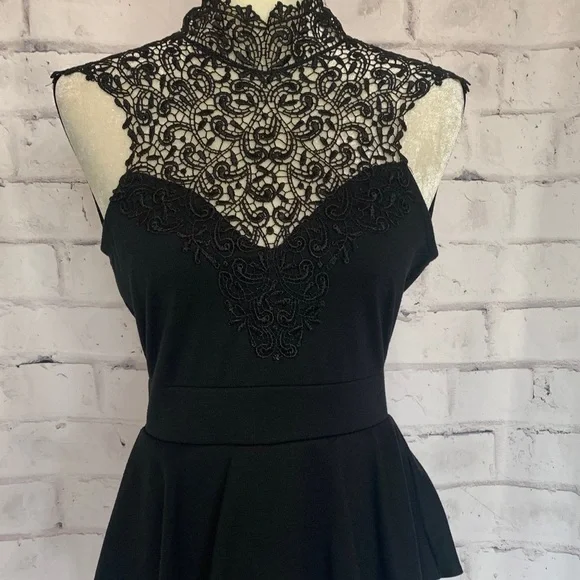 Bar III Front Row Peplum Dress - Picture 4 of 8